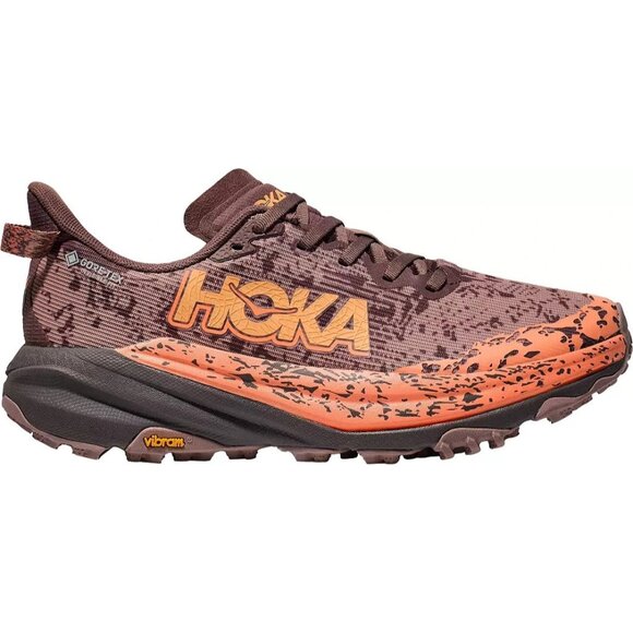Hoka One Speedgoat 6 GTX Quartz Women Trail Gore-Tex Running Shoe Size 6.5B - Picture 1 of 6
